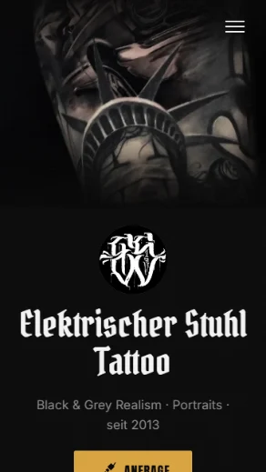 Elektrischer Stuhl Tattoo auf dem Handy: erster Bildschirm